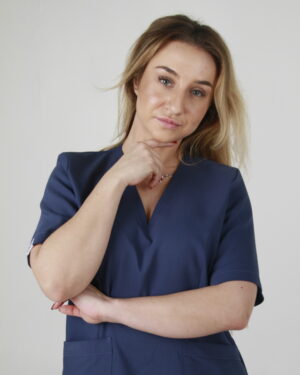 KEIA | Scrubs medyczny damski | Grafit