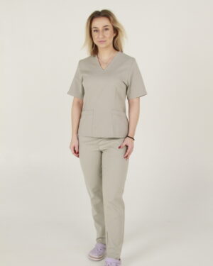 KEIA | Scrubs medyczny damski | Oliwkowy