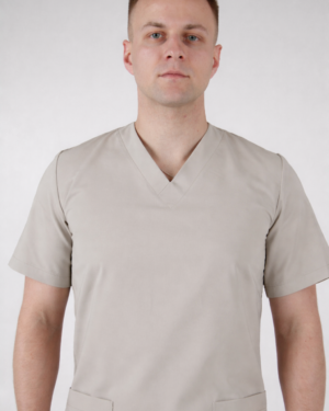 KEIA | Scrubs medyczny męski | Oliwkowy elastan